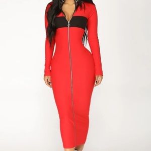 Fashion nova sporty maxi dress
